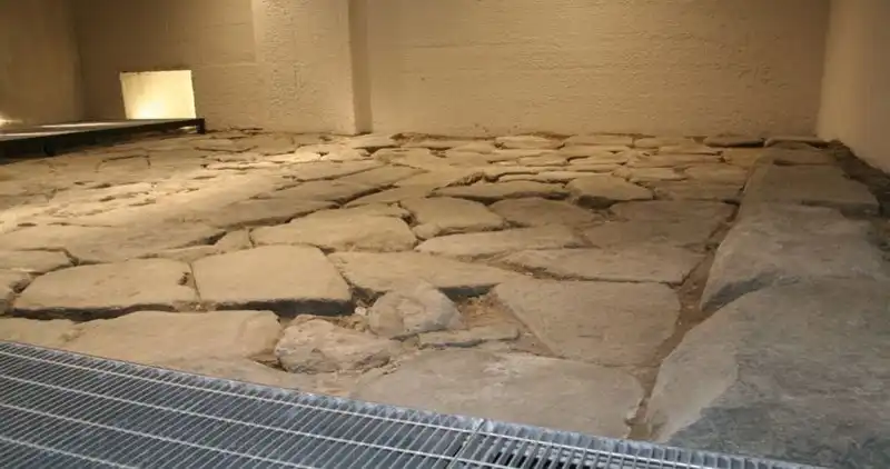 Tratto di strada romana basolata di Cremona